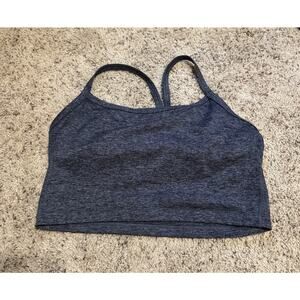 Offline by Aerie Sports Bra W/racerback Size XL Dark Grey Color